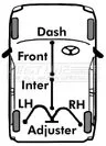 FIRST LINE FIRST LINE (FKB3345) Cable Pull, parking brake 