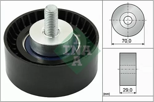 Schaeffler INA Schaeffler INA 532 0298 10 Ina Deflection Idler Guide Pulley V-ribbed Belt For Fiat Iveco Daily Ducato 