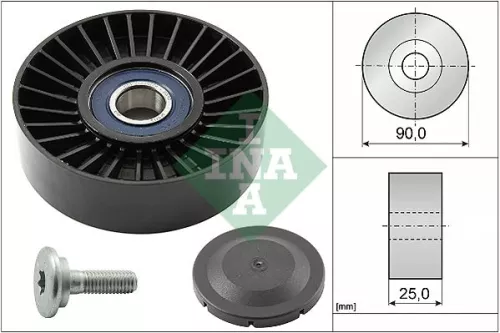 Schaeffler INA Schaeffler INA 532 0138 10 Ina Deflection Idler Guide Pulley V-ribbed Belt For Citroën Fiat Lancia Peugeot 306 40 