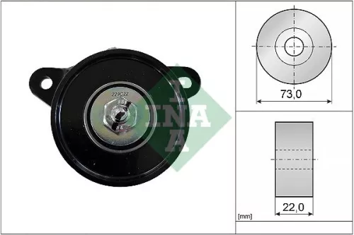 Schaeffler INA Schaeffler INA 531 0540 10 Tensioner Pulley, V-ribbed belt 
