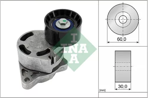 Schaeffler INA Schaeffler INA 534 0181 10 Ina Belt Tensioner V-ribbed Belt For Nissan Opel Renault Vauxhall Interstar Mast 