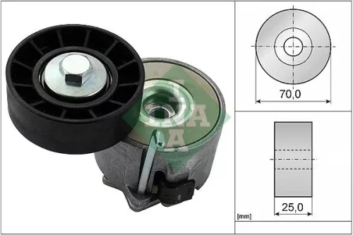 Schaeffler INA Schaeffler INA 534 0280 10 Ina Belt Tensioner V-ribbed Belt For Citroën Fiat Iveco Multicar Peugeot Boxer D 