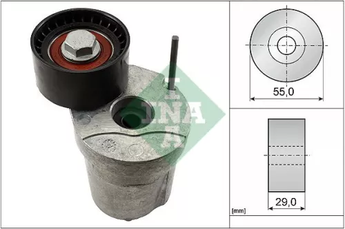 Schaeffler INA Schaeffler INA 534 0320 10 Ina Belt Tensioner V-ribbed Belt For Bmw 1 3 5 7 X1 X5 X6 
