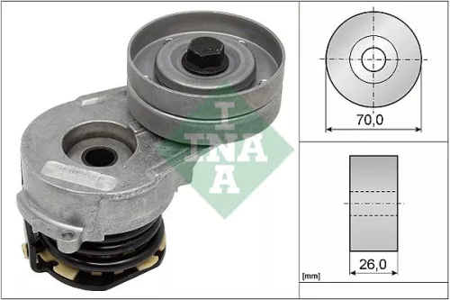 Schaeffler INA Schaeffler INA 534 0321 10 Ina Belt Tensioner V-ribbed Belt For Honda Opel Vauxhall Astra Astra H Classic A 