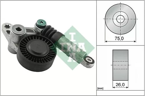 Ina Belt Tensioner V-ribbed Belt For Audi Audi (Faw) Porsche Vw A4 A4 Allroad A5