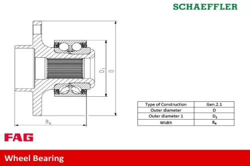 Schaeffler FAG Schaeffler FAG 713 6157 60 Fag Front Wheel Bearing Kit For Mazda 3 