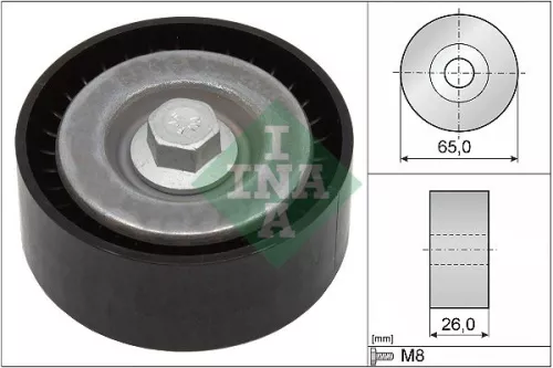 Schaeffler INA Schaeffler INA 532 0621 10 Ina Deflection Idler Guide Pulley V-ribbed Belt For Chevrolet Opel Saab Vauxhall 9-5 A 