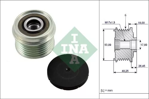 Schaeffler INA Schaeffler INA 535 0233 10 Ina Overrunning Alternator Clutch Pulley For Suzuki Jimny 