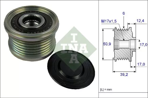 Schaeffler INA Schaeffler INA 535 0247 10 Ina Overrunning Alternator Clutch Pulley For Mazda 2 3 6 Cx-3 Cx-30 Cx-5 Cx-9 
