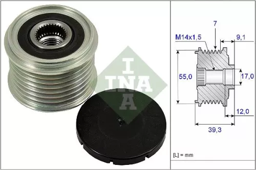 Schaeffler INA Schaeffler INA 535 0260 10 Ina Overrunning Alternator Clutch Pulley For Suzuki Grand Vitara 