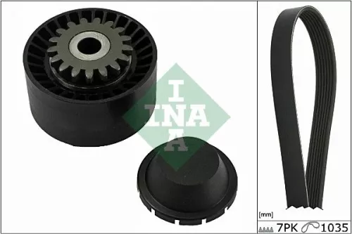 INA V-Ribbed Belt Set for RENAULT CLIO MODUS / GRAND MODUS TWINGO WIND