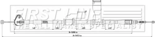 FIRST LINE FIRST LINE (FKB3895) Cable Pull, parking brake 