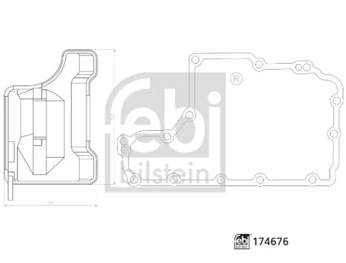 FEBI BILSTEIN FEBI BILSTEIN 174676 Hydraulic Filter Kit, automatic transmission 
