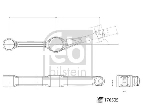 FEBI BILSTEIN FEBI BILSTEIN 176505 Control/Trailing Arm, wheel suspension 