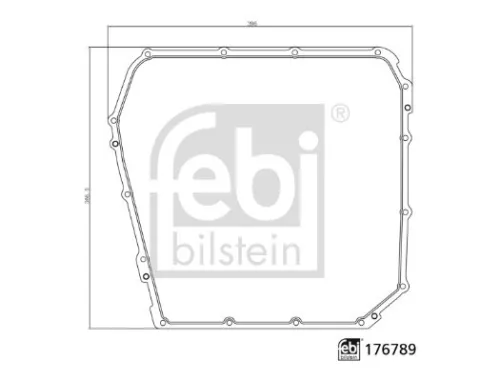 Gasket, automatic transmission oil sump