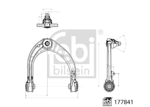 FEBI BILSTEIN FEBI BILSTEIN 177841 Control/Trailing Arm, wheel suspension 