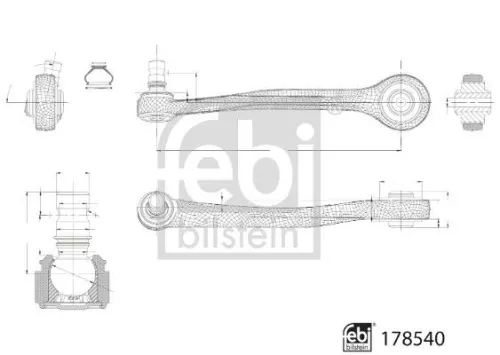 FEBI BILSTEIN FEBI BILSTEIN 178540 Control/Trailing Arm, wheel suspension 