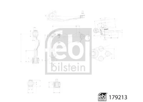 FEBI BILSTEIN FEBI BILSTEIN 179213 Control/Trailing Arm, wheel suspension 