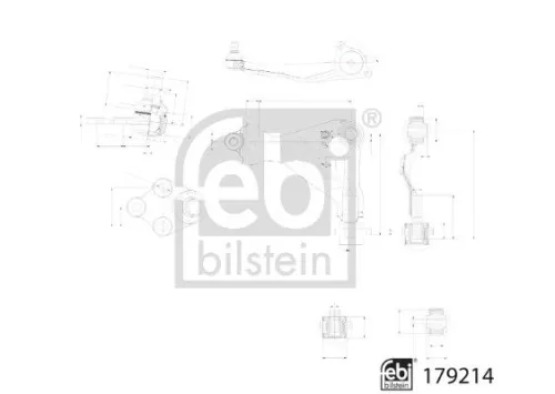 FEBI BILSTEIN FEBI BILSTEIN 179214 Control/Trailing Arm, wheel suspension 