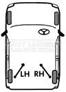 FIRST LINE FIRST LINE (FKB6016) Cable Pull, parking brake 