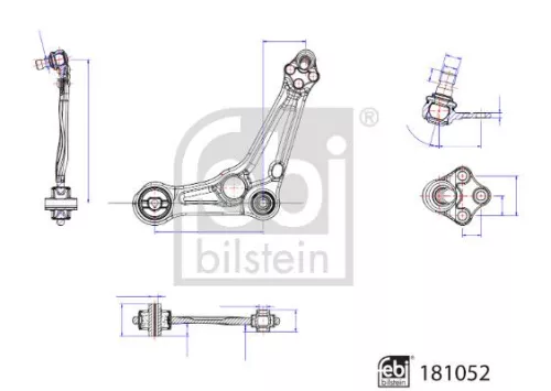 FEBI BILSTEIN FEBI BILSTEIN 181052 Control/Trailing Arm, wheel suspension 