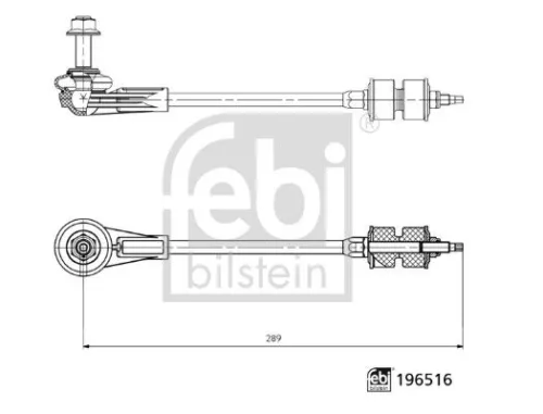 FEBI BILSTEIN FEBI BILSTEIN 196516 Link/Coupling Rod, stabiliser bar 