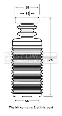 FIRST LINE FIRST LINE FPK7039  FIRST LINE Dust Cover Kit shock absorber 