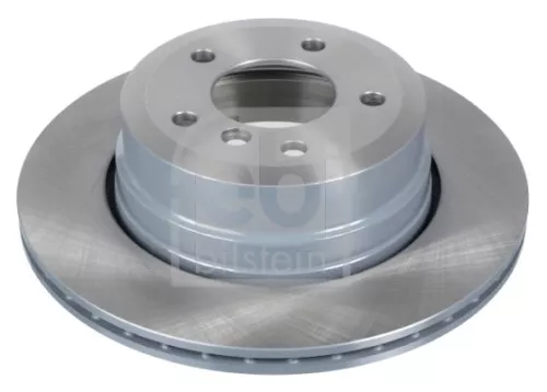 2x Febi Rear Internally Vented Brake Discs For Bmw 5
