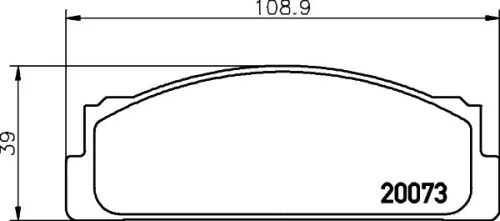MINTEX MINTEX (MDB1013) 1x  MINTEX Brake Pad Set 
