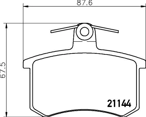 MINTEX MINTEX (MDB1191) 1x  MINTEX Brake Pad Set 