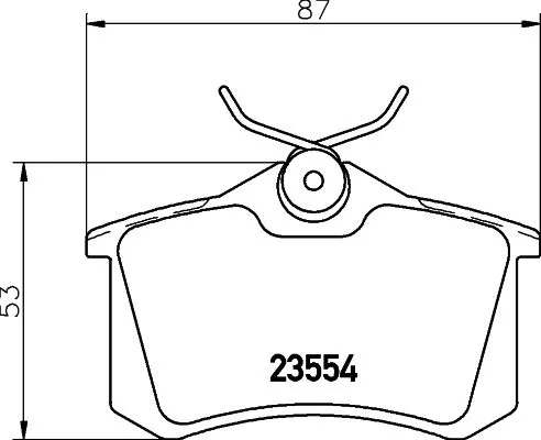 1x Mintex MDB1377 Rear Disc Brake Pad Set for VW, Audi & Seat 
