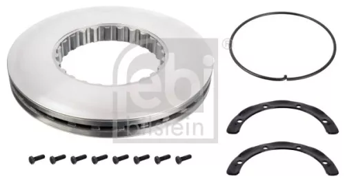FEBI BILSTEIN FEBI BILSTEIN 104671 2x Febi Front Rear Internally Vented Brake Disc For Renault Trucks Volvo 7 