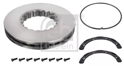 FEBI BILSTEIN FEBI BILSTEIN 104672 2x Febi Front Rear Internally Vented Brake Disc For Renault Trucks Volvo F 