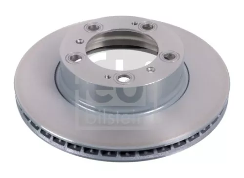 2x Febi Front Internally Vented Brake Disc For Porsche Boxster
