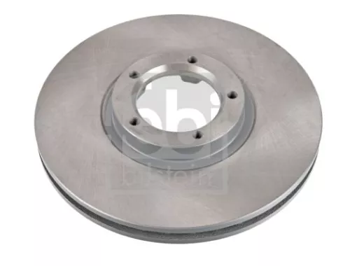 2x Febi Front Internally Vented Brake Disc For Ford Transit Transit Tourne