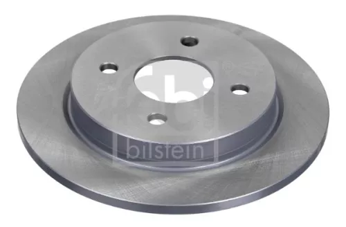 2x Febi Rear Solid Brake Disc For Ford Courier Escort Escort Classic Fiest