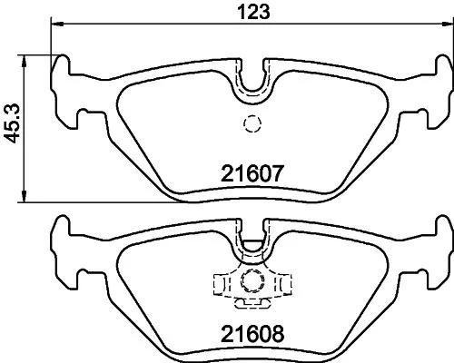 MINTEX MINTEX (MDB1572) 1x  MINTEX Brake Pad Set 