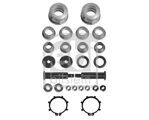 Febi Front Mounting Kit Stabiliser Bar For Mercedes-benz Ng Sk