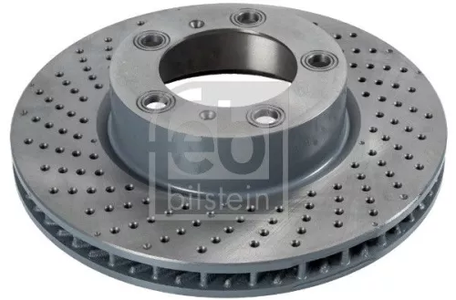 FEBI BILSTEIN FEBI BILSTEIN 108213 Febi Single Front Left Perforated/vented Brake Disc For Porsche Boxster Cayman 