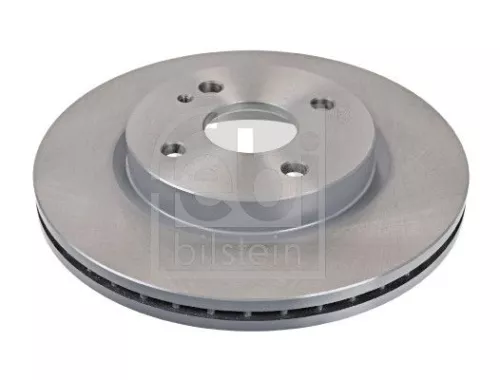 2x Febi Front Internally Vented Brake Disc For Mazda 2