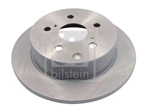 2x Febi Rear Solid Brake Disc For Toyota Avensis