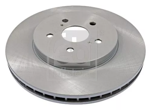 2x Febi Front Internally Vented Brake Disc For Lexus Toyota Harrier Highla