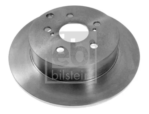 2x Febi Rear Solid Brake Disc For Toyota Verso