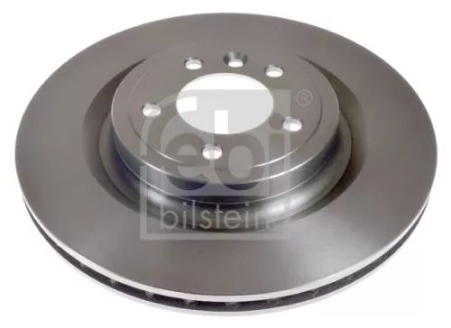 2x Febi Rear Internally Vented Brake Disc For Land Rover Discovery Range R