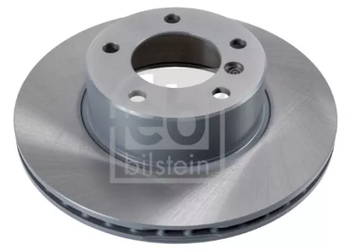 2x Febi Front Internally Vented Brake Disc For Bmw 5