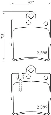 MINTEX MINTEX (MDB1991) 1x  MINTEX Brake Pad Set 