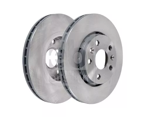 FEBI BILSTEIN FEBI BILSTEIN 12097 2x Febi Front Internally Vented Brake Disc For Mercedes-benz Renault Citan 