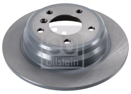 2x Febi Rear Solid Brake Disc For Bmw 5
