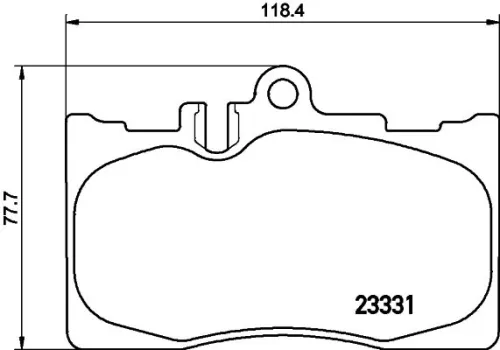 MINTEX MINTEX (MDB2135) 1x  MINTEX Brake Pad Set 