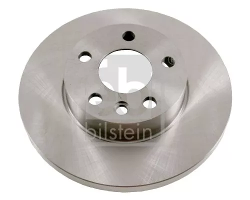 2x Febi Front Solid Brake Disc For Vw California Transporter